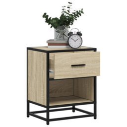 Berkfield Bedside Cabinets 2 Pcs Sonoma Oak 40X31X50 Cm Engineered Wood - thumbnail 4