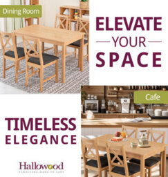Hallowood Furniture Waverly Oak Dining Table (Tab1200) Set With 4 Small Cross Back Chairs (Charcoal Seat) - thumbnail 6