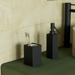 Cosmic Soap Dispenser, 125Ml Capacity, Black Matt, Freestanding. Collection Metric - thumbnail 4