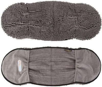 AB Tools 1 Super Absorbent Grey Microfiber Dog Cat Pet Noodle Towel Quick Drying - image 1