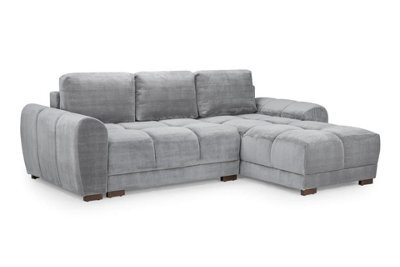 Home & Love Azzuro Sofabed Cinema Storage Sofa Chaise - Grey - image 1