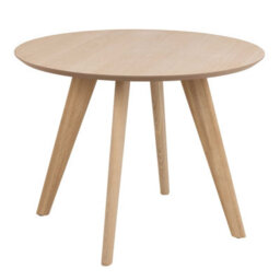 Wyld Haus Malmo Round Oak Dining Table White-Pigmented Veneer Seats 4 - thumbnail 7