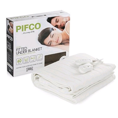 Pifco P48002 Double Fitted Heated Dual Control Under Blanket With Overheat Protection - image 1