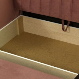 Modern Armchair Sofa Bed With Storage Viva Glam Ii Light Grey - thumbnail 5