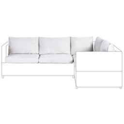 Beliani Outdoor Cushion Cover Set Avola Light Grey - thumbnail 1