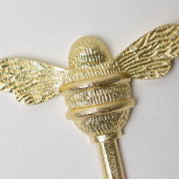 Brass Bee Coat Hook - Brass Finish - Iron - thumbnail 2