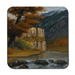 Benjamin Tate Design Artisan Print Collection Placemats And Coasters Set Of 12 Walnut Wood Base Limited Edition - thumbnail 3