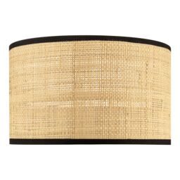 GoodHome Tolland Cylinder Matt Natural & Black Table Lamp - thumbnail 5