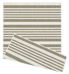 The Rugs Duo Weave Collection Outdoor Rugs In Modern Stripes - thumbnail 5