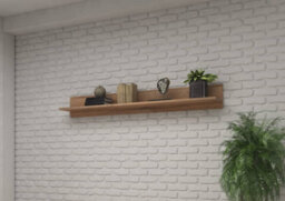 Arte Tulsa Stylish Oak Grandson Wall Shelf - W1600mm X H220mm X D230mm - thumbnail 2