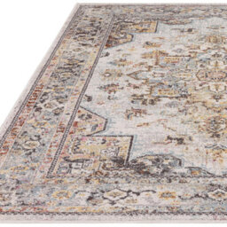 Furniturebox Uk Parisa Cream Vintage Persian Inspired Medallion Rug 120X170 - thumbnail 8