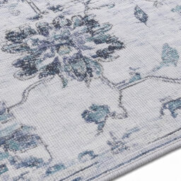 Vintage Oriental Area Rug 120X170 Cm Washable Non Slip Soft Short Pile Carpet For Living Room Bedroom Kitchen - thumbnail 5
