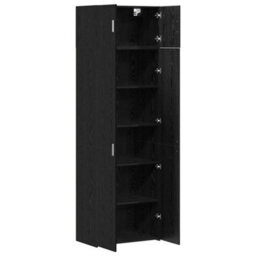 Walplus Storage Cabinet Black Oak 70 X 42.5 X 225 Cm Engineered Wood - thumbnail 5