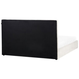 Beliani Ottoman Bed Fabric Lagord 180 X 200 Cm (Eu Super King) Off-White - thumbnail 5