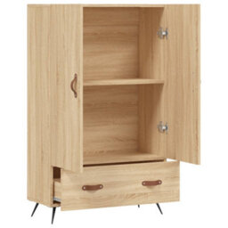 Berkfield Highboard Sonoma Oak 69.5X31X115 Cm Engineered Wood - thumbnail 5