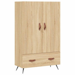 Berkfield Highboard Sonoma Oak 69.5X31X115 Cm Engineered Wood - thumbnail 1