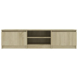 Berkfield Tv Cabinet Sonoma Oak 140X40X35.5 Cm Engineered Wood - thumbnail 4