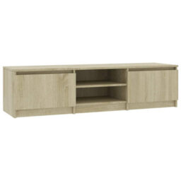 Berkfield Tv Cabinet Sonoma Oak 140X40X35.5 Cm Engineered Wood - thumbnail 2
