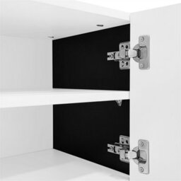 Abrihome 190Cm Modern Tv Unit With 3 Doors & 2 Drawers, Black And White Storage Cabinet For Living Rooms - thumbnail 6