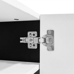 Abrihome 190Cm Modern Tv Unit With 3 Doors & 2 Drawers, Black And White Storage Cabinet For Living Rooms - thumbnail 5