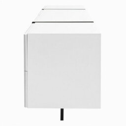 Abrihome 190Cm Modern Tv Unit With 3 Doors & 2 Drawers, Black And White Storage Cabinet For Living Rooms - thumbnail 9