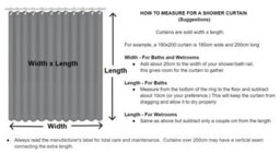 Euroshowers Diamond Polyester Shower Curtain 180X240Cm - thumbnail 5