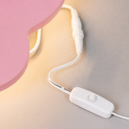 Litecraft Pink Led Cloud Glow Kids Wall Light - thumbnail 5