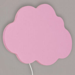 Litecraft Pink Led Cloud Glow Kids Wall Light - thumbnail 4