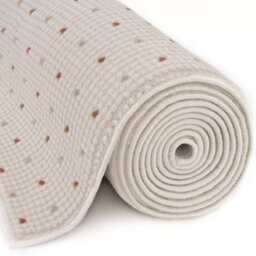 The Rugs Carmel Cream/terra Dots Area Rug And Runner Non Shedding, Stain Resistant, Soft - thumbnail 5