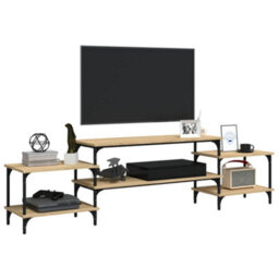 Walplus Tv Cabinet Sonoma Oak 197X35X52 Cm Engineered Wood - thumbnail 4