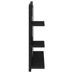 Walplus Bathroom Mirror Black Oak 60X10.5X45 Cm Engineered Wood - thumbnail 6