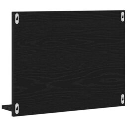 Walplus Bathroom Mirror Black Oak 60X10.5X45 Cm Engineered Wood - thumbnail 7