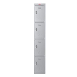 Phoenix Safe Company Phoenix Pl Series Pl1430Gge 1 Column 4 Door Personal Locker In Grey With Electronic Locks - thumbnail 3