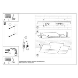 Luminosa Lighting Luminosa Celia 3 Light Decorative Flush Ceiling Light Chrome, White, E27 - thumbnail 5