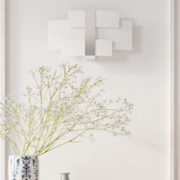 Luminosa Lighting Luminosa Celia 3 Light Decorative Flush Ceiling Light Chrome, White, E27 - thumbnail 8