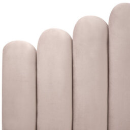 Beliani Bed Velvet Vincennes 160 X 200 Cm (Eu King Size) Taupe - thumbnail 7