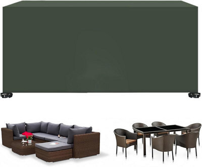Outdoor Protective Cover 87 77 Cm, Waterproof, Uv And Cold Resistant, Suitable For Garden Furniture, Green - image 1