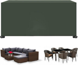 Outdoor Protective Cover 87 77 Cm, Waterproof, Uv And Cold Resistant, Suitable For Garden Furniture, Green - thumbnail 1