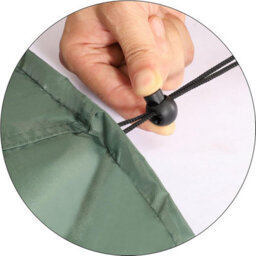 Outdoor Protective Cover 87 77 Cm, Waterproof, Uv And Cold Resistant, Suitable For Garden Furniture, Green - thumbnail 4