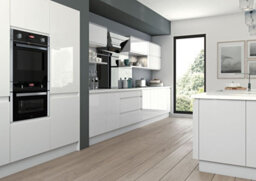 Lucido Painted Gloss White Saucepan Drawer Front 355X996 - thumbnail 2