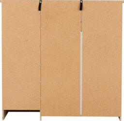 Seconique Nevada 5 Drawer 1 Door Low Wardrobe In Black Gloss Finish - thumbnail 7
