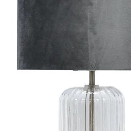 First Choice Lighting Set Of 2 Walpole - Glass And Brushed Chrome 49Cm Table Lamps - thumbnail 3