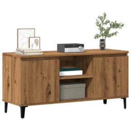 Berkfield Tv Cabinet Artisan Oak 102X35X50 Cm Engineered Wood - thumbnail 1