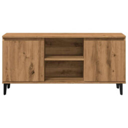 Berkfield Tv Cabinet Artisan Oak 102X35X50 Cm Engineered Wood - thumbnail 4