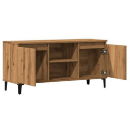 Berkfield Tv Cabinet Artisan Oak 102X35X50 Cm Engineered Wood - thumbnail 7
