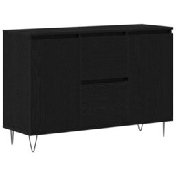 Walplus Sideboard Black Oak 101.5 X 35 X 70 Cm Engineered Wood - thumbnail 2