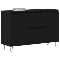 Walplus Sideboard Black Oak 101.5 X 35 X 70 Cm Engineered Wood - thumbnail 3