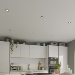 GoodHome Hodgkin Chrome Effect Fixed Led Fire-Rated Neutral White Downlight Ip65, Pack Of 6 - thumbnail 2