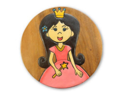 Children's Wooden Stool - Fairy Princess - thumbnail 2