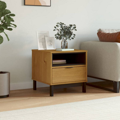 Walplus Side Table Flam 50X50X50 Cm Solid Wood Pine - image 1